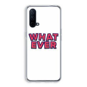 Whatever: OnePlus Nord CE 5G Transparant Hoesje