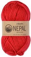 Drops Nepal Uni Colour 3620 Rood