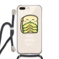 Avo Good Day: iPhone 8 Plus Transparant Hoesje met koord