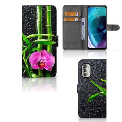 Motorola Moto G51 5G Hoesje Orchidee | Portemonnee hoesje