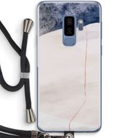 Stone White: Samsung Galaxy S9 Plus Transparant Hoesje met koord