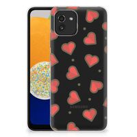 Samsung Galaxy A03 TPU bumper Hearts