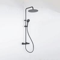 Adema Sparkle 2.0 regendoucheset - thermostaat hoofddouche - 30cm - handdouche - 3 standen - zwart SW773199