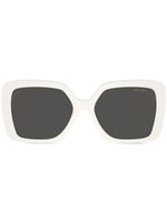 Miu Miu Eyewear lunettes de soleil carrées Glimpse - Blanc