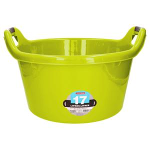 Plastic Forte Afwasbak - 17L - groen - 42 x 40 x 27 cm - met handvatten - teiltje