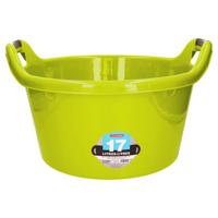 Plastic Forte Afwasbak - 17L - groen - 42 x 40 x 27 cm - met handvatten - teiltje