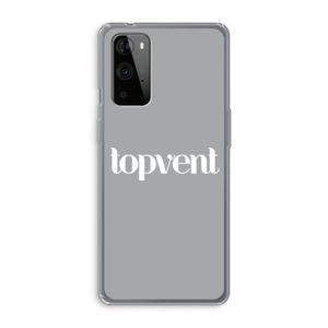 Topvent Grijs Wit: OnePlus 9 Pro Transparant Hoesje