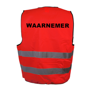 Waarnemer hesje rood - Waarnemer hesje rood