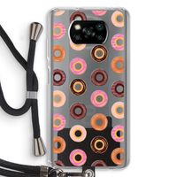 Donuts: Xiaomi Poco X3 Pro Transparant Hoesje met koord