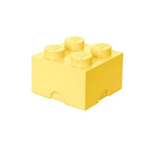 Lego - Opbergbox Brick 4 - Polypropyleen - Geel