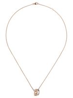 De Beers Jewellers collier Dewdrop en or rose 18ct orné de diamants