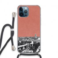 Marrakech Skyline : iPhone 13 Pro Max Transparant Hoesje met koord