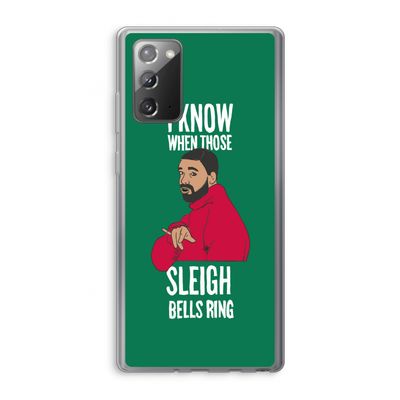Sleigh Bells Ring: Samsung Galaxy Note 20 / Note 20 5G Transparant Hoesje