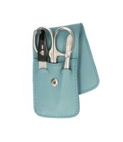 Erbe Solingen 3-delige manicure etui met drukknoopsluiting lichtblauw (erbe9203) Erbe Solingen 3-delige manicure etui met drukknoopsluiting lichtblauw (erbe9203)