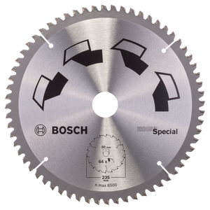 Bosch Accessoires Cirkelzaagblad Special 235X2X30/T64 - 2609256895