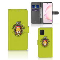 Samsung Note 10 Lite Leuk Hoesje Doggy Biscuit - thumbnail