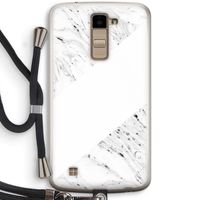 Biggest stripe: LG K10 (2016) Transparant Hoesje met koord