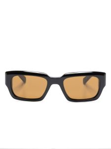 Garrett Leight Maverick S square-frame sunglasses - Noir