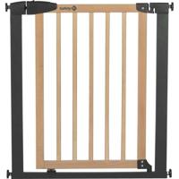 VEILIGHEID 1ST SIMPLY CLOSE HOUT & META, Druk, 73-80 cm (Max. 94cm), zonder schroeven of boren, Openen met één hand, Hout en Grafiet