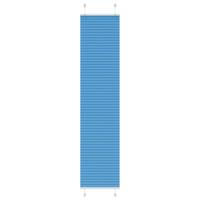Pliss rolgordijn 45x200 cm stofbreedte 44,4 cm polyester blauw