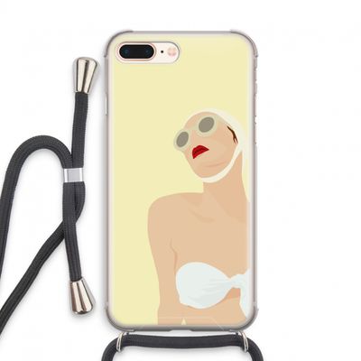Summer: iPhone 7 PLUS Transparant Hoesje met koord