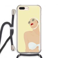 Summer: iPhone 7 PLUS Transparant Hoesje met koord