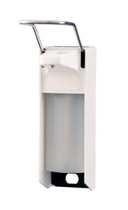 Mediqo-line MediQo-line zeepdispenser 1000ml lange bedieningsbeugel MQL10P - wit