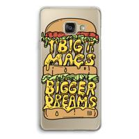 Big Macs Bigger Dreams: Samsung Galaxy A3 (2016) Transparant Hoesje