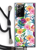 Tropisch 2: Samsung Galaxy Note 20 Ultra / Note 20 Ultra 5G Transparant Hoesje met koord