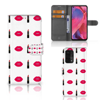 OPPO A54 5G | A74 5G | A93 5G Telefoon Hoesje Lipstick Kiss - thumbnail