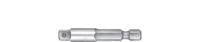 Wiha 724014050 Gereedschapschacht Binnenvierkant, binnenzeskant 1/4" E6,3 - 01935