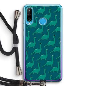 Diplodocus: Huawei P30 Lite Transparant Hoesje met koord