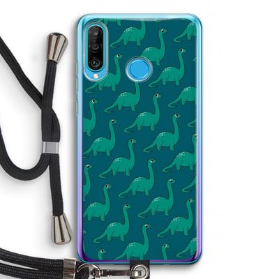 Diplodocus: Huawei P30 Lite Transparant Hoesje met koord