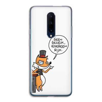 Geen Gezeik: OnePlus 7 Pro Transparant Hoesje