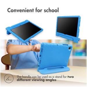Accezz Kidsproof Backcover met handvat Samsung Galaxy Tab A9 Plus Tablethoesje Blauw