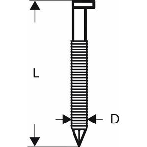 Bosch Accessories 2608200018 Stripnagels SN34DK Afmeting, lengte 90 mm 2500 stuk(s)