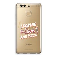 Pizza is the answer: Huawei P9 Transparant Hoesje