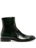 Maison Margiela bottines en cuir ciré - Vert