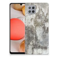 Samsung Galaxy A42 TPU Siliconen Hoesje Beton Print