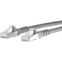 Metz Connect 1308453033-E RJ45 Netwerkkabel, patchkabel CAT 6A S/FTP 3.00 m Grijs Snagless 1 stuk(s)