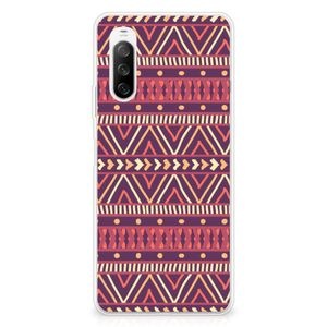 Sony Xperia 10 III TPU bumper Aztec Paars