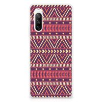 Sony Xperia 10 III TPU bumper Aztec Paars