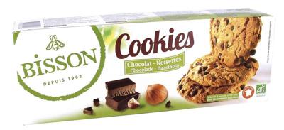 Bisson Cookies chocolade hazelnoot bio