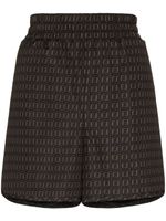 FENDI short à logo FF - Marron