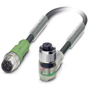 Phoenix Contact 1668519 Sensor/actuator connector, geassembleerd M12 Aantal polen (sensoren): 4 Stekker, recht, Bus, haaks 30.00 cm 1 stuk(s) Piece