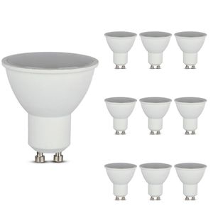 V-TAC Set van 10 GU10 LED lampen - 4,5 Watt - 4000K (vervangt 35W)