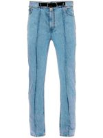 JW Anderson jean fuselé à détail de cadenas - Bleu