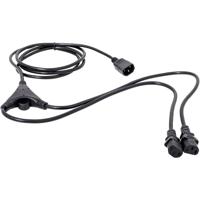 HAWA 1008272 Apparaat (koud) Y-kabel Zwart 2.35 m