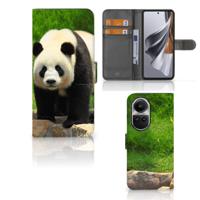 OPPO Reno10 | 10 Pro | Telefoonhoesje | Met pasjeshouder | Panda