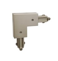 HighLight railsysteem Track 1 fase hoekstuk rechts RVS - zilver - thumbnail